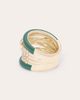 Ramy Brook Ramy Brook Mila Enamel & Crystal Ring - 2