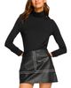 Ramy Brook Ramy Brook Natalie Leather Mini Skirt - 4