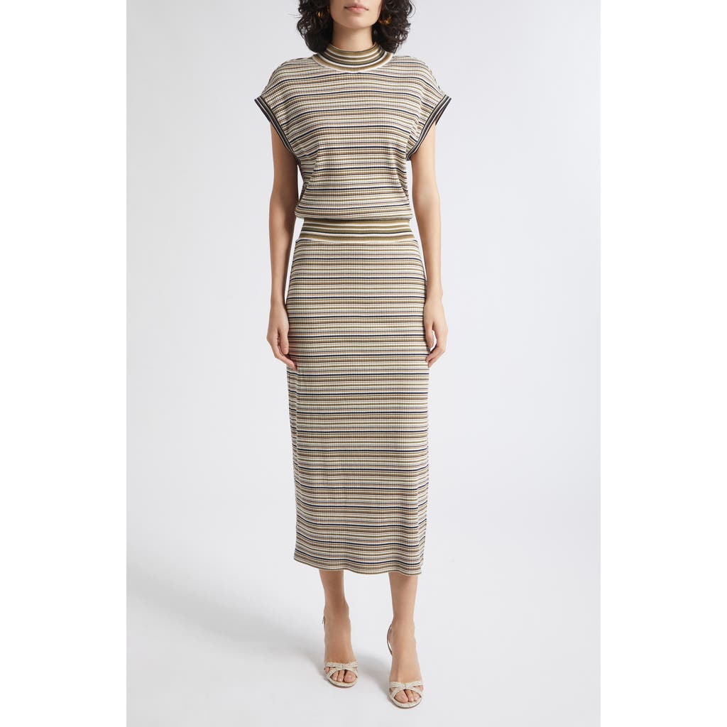 Ramy Brook Ramy Brook Natalie Stripe Drop Waist Dress