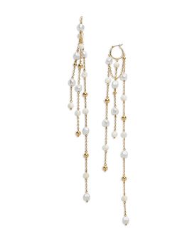Ramy Brook Ramy Brook Nira Beaded Dangle Huggie Hoop Earrings