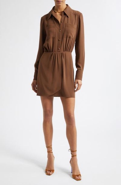 Ramy Brook Ramy Brook Norah Long Sleeve Shirtdress