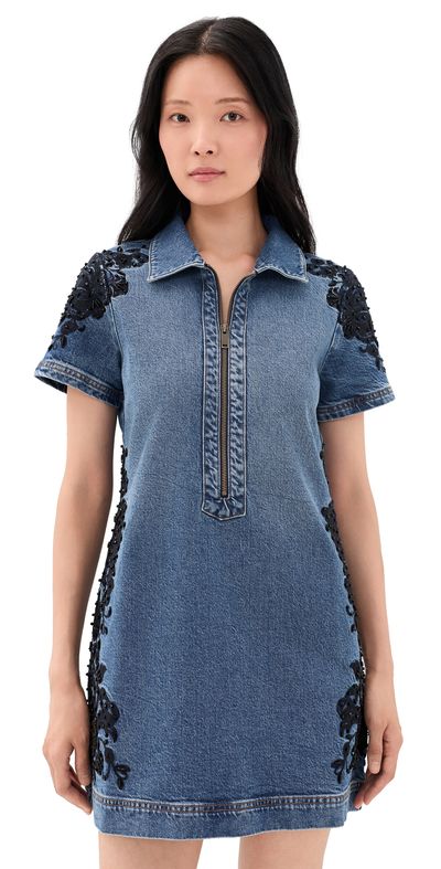Ramy Brook Ramy Brook Parker Dress Mid Cerulean