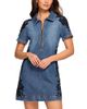 Ramy Brook Ramy Brook Parker Embroidered Trim Denim Dress - 1