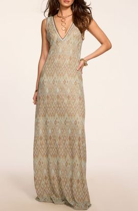 Ramy Brook Ramy Brook Reese Geometric Maxi Dress