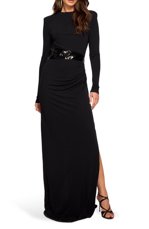 Ramy Brook Ramy Brook Samantha Sequined Waist Gown