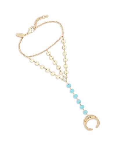 Ramy Brook Ramy Brook Saruti Crystal & Color Disc Hand Chain