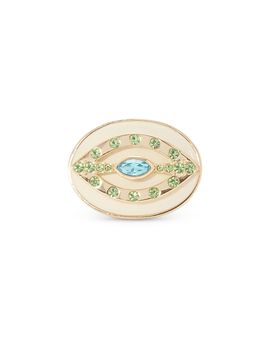 Ramy Brook Ramy Brook Saruti Crystal Evil Eye Cocktail Ring