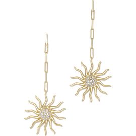 Ramy Brook Ramy Brook Serra Pavé Sunburst Linear Drop Earrings