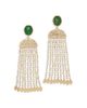 Ramy Brook Ramy Brook Stone Charm Jewelry Marcia Fringe Drop Earrings - 1