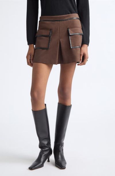 Ramy Brook Ramy Brook Tess Faux Suede Miniskirt