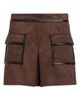 Ramy Brook Ramy Brook Tess Faux Suede Miniskirt - 5
