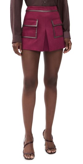 Ramy Brook Ramy Brook Tess Skirt Cranberry