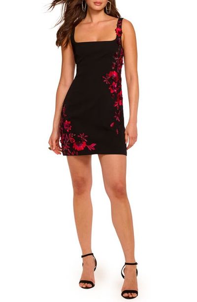Ramy Brook Ramy Brook Tina Floral Embellished Cocktail Minidress