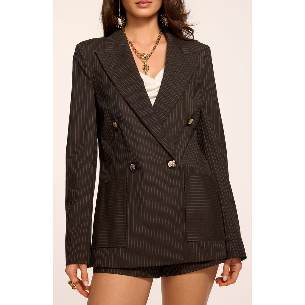 Ramy Brook Ramy Brook Willow Pinstripe Double Breasted Blazer