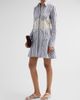 Ramy Brook Ramy Brook Women's Wren Lace-Detail Striped Poplin Mini Dress - 4