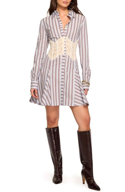 Ramy Brook Ramy Brook Wren Lace Bodice Shirtdress