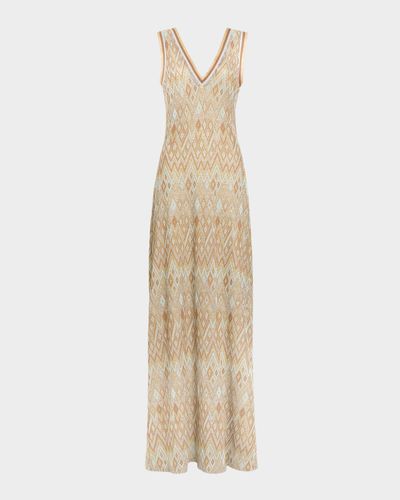 Ramy Brook Reese Diamond Knit Maxi Dress