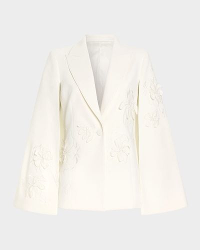 Ramy Brook Rosalinda Embellished Cape Jacket