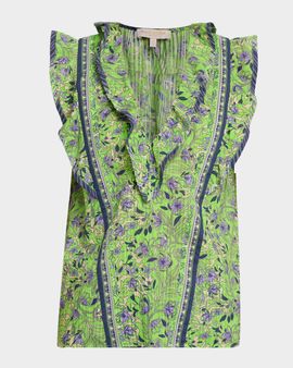 Ramy Brook Samson Printed Cotton Top