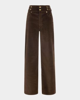 Ramy Brook Velveteen Liv Wide-Leg Pants