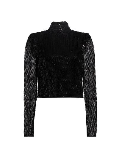 Ramy Brook Women's Amber Sequin Turtleneck