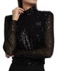 Ramy Brook Women's Amber Sequin Turtleneck - 6
