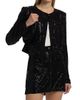 Ramy Brook Women's Anna Sequined Collarless Jacket - 3