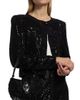 Ramy Brook Women's Anna Sequined Collarless Jacket - 6