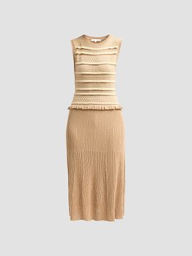 Ramy Brook Women's Annie Compact Knit Midi Dress