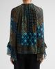 Ramy Brook Women's Anya Multi-Print Blouse - 3