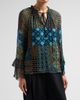 Ramy Brook Women's Anya Multi-Print Blouse - 4