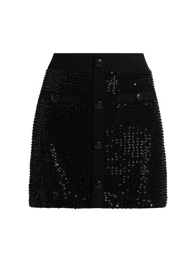 Ramy Brook Women's Ashley Sequined Miniskirt