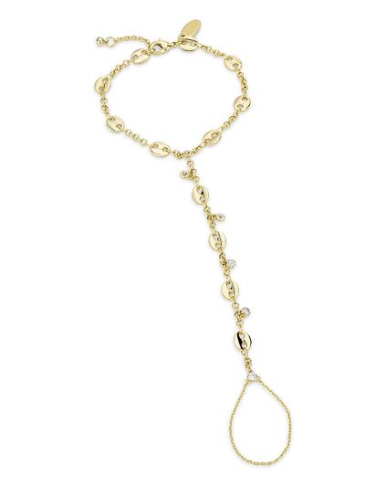 Ramy Brook Women's Azzura Goldtone & Cubic Zirconia Hand Chain