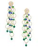 Ramy Brook Women's Bauble Beads Lila Goldtone Beaded Drop Earrings - 1
