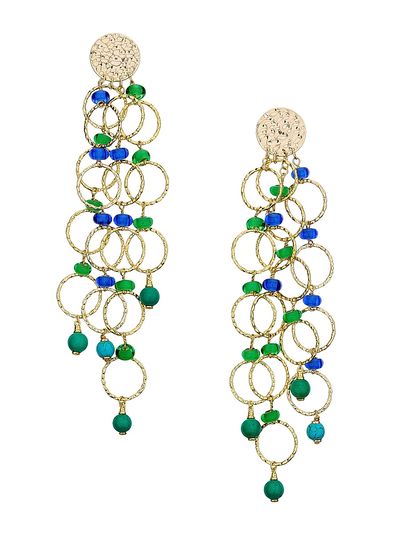 Ramy Brook Women's Bauble Beads Lila Goldtone Beaded Drop Earrings