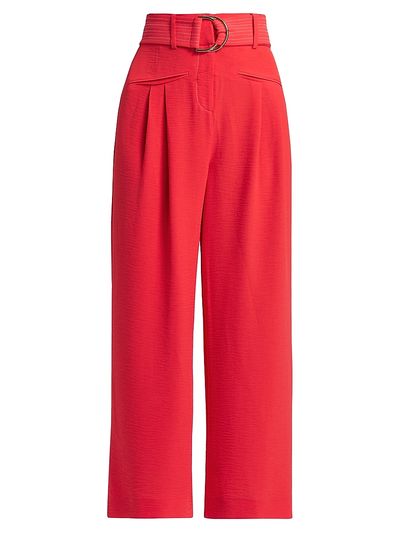 Ramy Brook Women's Belted High-Rise Pants