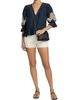 Ramy Brook Women's Berry V-Neck Lace Blouse - 2