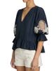 Ramy Brook Women's Berry V-Neck Lace Blouse - 4