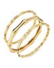 Ramy Brook Women's Chiara 3-Piece Goldtone Bamboo Bangle Set - 3