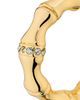 Ramy Brook Women's Chiara Goldtone & Cubic Zirconia Bamboo Huggie Earrings - 3