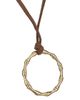Ramy Brook Women's Chiara Goldtone, Suede & Glass Crystal Wrap Necklace - 3