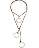 Ramy Brook Women's Chiara Goldtone, Suede & Glass Crystal Wrap Necklace - 5