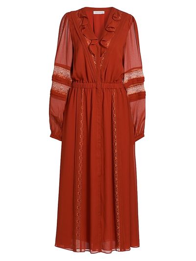 Ramy Brook Women's Connie Silk & Lace Dress