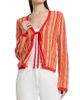 Ramy Brook Women's Daniela Striped Cotton-Blend Cardigan - 3