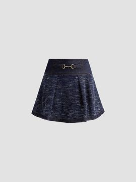 Ramy Brook Women's Diana Denim-Tweed Mini Skirt