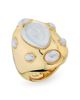 Ramy Brook Women's Elissa Goldtone & Imitation Pearl Ring - 1
