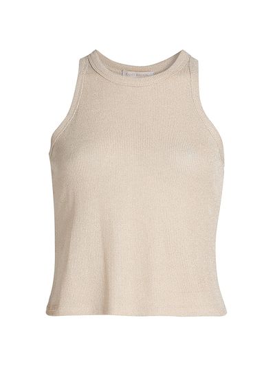 Ramy Brook Women's Ella Metallic Knit Tank Top