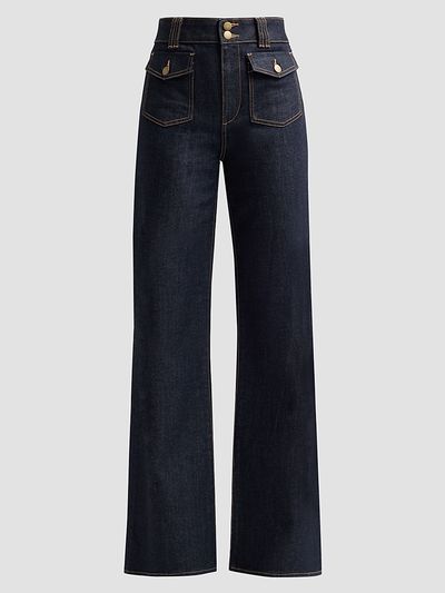 Ramy Brook Women's Fay Flap Pocket Flare Jeans