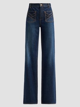 Ramy Brook Women's Heidi Dark Rinse Flare Jeans