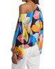 Ramy Brook Women's Hibiscus Marley Satin One-Shoulder Blouse - 5